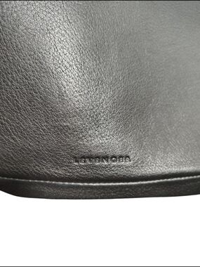 Levenger Black Leather Laptop portfolio